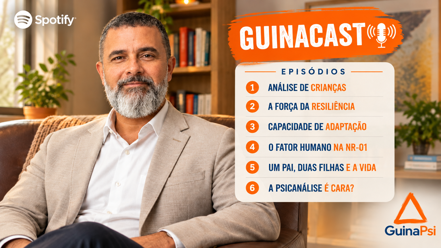 GuinaCast: a psicanálise da GuinaPsi agora também no Spotify